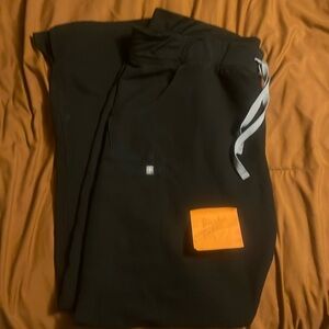 Figs xl tall black scrub pants euc